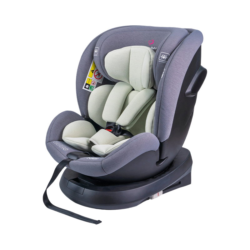 ISOFIX + টপ টিথার 360 রোটেশন রিয়ারওয়ার্ড/ফরওয়ার্ড ফেসিং বেবি কার সিট 40-150 সেমি