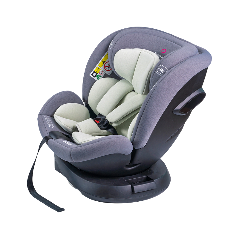 ISOFIX + টপ টিথার 360 রোটেশন রিয়ারওয়ার্ড/ফরওয়ার্ড ফেসিং বেবি কার সিট 40-150 সেমি