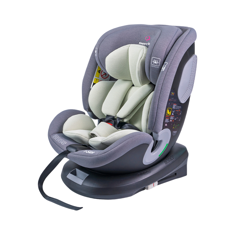 ISOFIX + টপ টিথার 360 রোটেশন রিয়ারওয়ার্ড/ফরওয়ার্ড ফেসিং আই-সাইজ বেবি কার সিট 40-150 সেমি