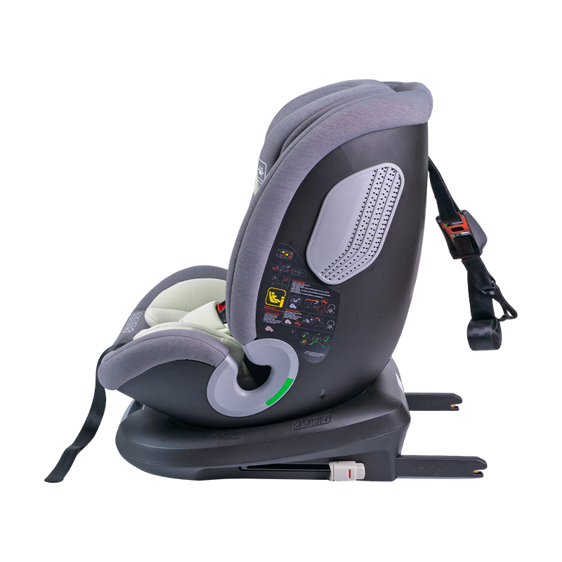 ISOFIX + টপ টিথার 360 রোটেশন রিয়ারওয়ার্ড/ফরওয়ার্ড ফেসিং আই-সাইজ বেবি কার সিট 40-150 সেমি