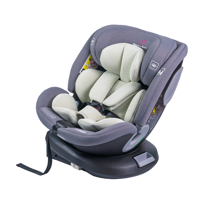 ISOFIX + টপ টিথার 360 রোটেশন রিয়ারওয়ার্ড/ফরওয়ার্ড ফেসিং আই-সাইজ বেবি কার সিট 40-150 সেমি